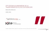 3 ÉDITION DU BAROMÈTRE DE LA ... - kea … · Management intermédiaire Direction ... DSI Distribution DRH Marketing Autre fonction ... 2016 2015 89% 87% individus 800 Pour rappel