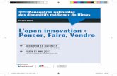 L’open innovation : Penser, Faire, Vendre - reseau … · Avec le soutien de En partenariat avec ... Praticien Hospitalier Service BESPIM CHU Nîmes ... logie du Maroc à Rabat.