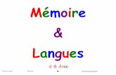 Mémoire - mementoslangues.fr · Mémoire et Langues 16.08.2018 http :// ... Appliquer la technique de ... Alterner les phases de concentration et de pause mentale ...