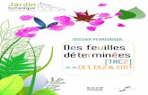 DOSSIER PEDAGOGIQUE Des feuilles déterminées - …jardin-botanique.unistra.fr/uploads/media/AS_DP_des-feuilles... · la maîtrise de la langue française enrichissement du vocabulaire