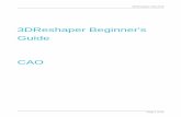 3DReshaper Beginner's Guide CAO€¦ · Export du modèle CAO Résoudre les problèmes de rendu dans l'affichage des surfaces. 3DReshaper Help 2018 Page 3 of 14 1 Généralités sur