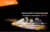 RAPPORT FINANCIER 2017 - Bourse Direct · 2 2 Maroc Telecom • Rapport financier 1er semestre 2017 Note préliminaire : Le présent rapport et les états financiers consolidés du