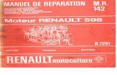 Manuel de r paration MR 142 moteur Renault 598vieux.tracteurs.free.fr/pdf/Renault88_manuel_reparation_MR_142... · Retrait des soupapes par rapport au plan de ioint ... Rapport volumétrique