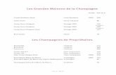 Les Grandes Maisons de la Champagne · Chablis 1er Cru Beauregard Dom. Pattes Loup 2014 75 Chablis 1er cru la Forest V.Dauvissat 2014 80 La Moutonne Chablis ...