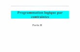 Programmation logique par contraintes - cril.univ …sais/cours/clpCours1.pdf · •Programmation logique et Prolog ... •Donnée un langage de la logique du premier ordre : ...