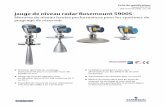 Jauge de niveau radar Rosemount 5900S - emerson.com€¦ · 3 Novembre 2014 Rosemount 5900S Informations complètes sur le niveau et les stocks La jauge Rosemount 5900S est une jauge