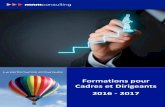 Formations pour 2016 - 2017 - mnm-consulting.com · gouvernance u Programme Catalogue de Formation - (c) MNM Consulting 1606 - Des exemples concrets de PMO d’entepise sont présentés