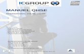 MANUEL QHSE - Accueil International Color Group · Qualité –Hygiène/Santé/Sécurité –Environnement (QSE ou QHSE) Ce Système de Management est basé sur les normes : - ISO