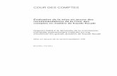 COUR DES COMPTES - ccrek.be · questionnaire (repris ... Sur la base de cette réponse, ... en matière de fraude fiscale, Cour des comptes, mai 2011 6 Chapitre 1