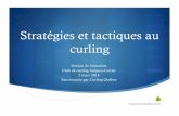 Stratégies et tactiques au curling - Curling Jacques-Cartiercurlingjacquescartier.com/documents/pdf/06-strategies-curling.pdf · A- Ce qu’on entend par stratégie et tactique Stratégie
