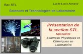 Sciences et Technologies de Laboratoire - etab.ac …etab.ac-poitiers.fr/lpo-nmandela-poitiers/IMG/pdf/diaporama_stl... · Bac STL Sciences et Technologies de Laboratoire Le bac STL