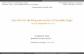 Introduction à la Programmation Orientée Objetperso.univ-perp.fr/.../C1-ProgrammationOrienteeObjet.pdf · Et maintenant la Programmation Orientée Objet et le C++ Pour apprendre