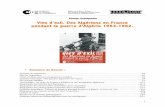 Dossier Enseignants Vies d’exil. Des Algériens en ... · 1 Dossier Enseignants Vies d’exil. Des Algériens en France pendant la guerre d’Algérie 1954-1962. Sommaire du Dossier