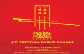 61 FESTIVAL PABLO CASALS E - prades-festival …prades-festival-casals.com/wp-content/uploads/2014/10/Programme... · Federico momPou «el Pont» pour violoncelle et piano igor stravinsKY