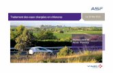 Réunion COTITA Aix en Provence · Traitement des Eaux Chargées en Chlorures – Projet A SF. Projet de traitement des eaux chargées en chlorures | 13 La comparaison des données