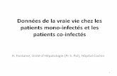 La vraie vie à Lille - Infectio-lille.com · Données de la vraie vie chez les patients mono-infectés et les patients co-infectés H. Fontaine, Unité d’Hépatologie (Pr S. Pol),