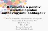 Bevezetés a pozitív pszichológiába: mitől - …semmelweis.hu/klinikai-pszichologia/files/2014/04/Pozitív... · Bevezetés a pozitív pszichológiába: mitől vagyunk boldogok?