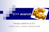 PowerPoint Presentationcalcul.math.cnrs.fr/Documents/Journees/dec2005/C_avance.pdf · utilisés dans n’importe quel langage objet Leur description fait ... ne s’est pas développé