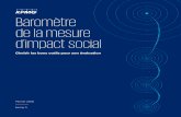 Baromètre KPMG de la mesure d'impact social · Baromètre 2018 de la mesure d’impact social / 3 L’évaluation d’impact social constitue un sujet de réflexion récurrent au
