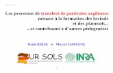 Les processus de transfert de particules ... - Denis BAIZE · Denis BAIZE et Marcel JAMAGNE . Baize-JES-Oral..pdf 2 Un PROBLÈME de VOCABULAIRE Dès 1966, à propos des sols ferrallitiques,