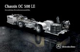 Chassis OC 500 LE - mercedes-benz.cz · Mercedes‑Benz en a fait un moyen de transport performant, ... Pour des coûts de cycle de ... répercutent dans un concept de véhicule abouti.