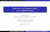 (Initiation à la) programmation (et à l'algorithmique) · 1 rogrammationp ? Pratique Démarche Exemple Annexe (Initiation à la) programmation (et à l'algorithmique) G. Richomme