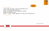 ANALYSE TECHNICO- ÉCONOMIQUE DE … · Analyse technico-économique de PAGEstructures de réemploi/réutilisation en France-Rapport | 1 ANALYSE TECHNICO-ÉCONOMIQUE DE STRUCTURES