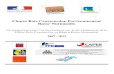 Charte Bois Construction Environnement - Professions Bois · Charte Bois Construction Environnement Basse-Normandie. Un programme pour l’environnement, par le développement de