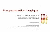 Le langage Prolog cours1.ppt [Mode de compatibilité]imss-adamj/documents/Prolog-cours1.pdf · Prolog zProlog est un langage extraordinaire, parce qu'il nous montre qu'il peut exister