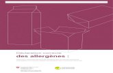 Déclaration correcte des allergènes - nutriMenu Lausanne · Ce document présente les prescriptions légales régissant la décla- ... gènes, p . ex ., pour les explications concernant