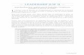 Leadership Juif ii - morashasyllabus.com juif II.pdf · pour chacun de se voir comme un leader et dressait la liste de certaines qualités personnelles requises pour ce rôle. Dans