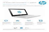 Fiche produit HP Stream x360 Convertible PC 11-aa005nf · Transformez votre ordinateur portable ... gratuit pour les clients HP. Accès Internet requis. Fiche produit ... La durée