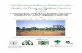 Situation des Ressources Génétiques Forestières du … · Note Thématique sur les Ressources Génétiques Forestières Situation des Ressources Génétiques Forestières du Bénin
