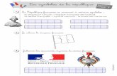 les symboles de la république - Eklablogekladata.com/boutdegomme.eklablog.com/perso/dec du monde/les... · Les symboles de la république E 3 le drapeau français – l’équipe