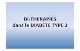 BI#THERAPIES+ dans+le+DIABETE+TYPE+2+ · Prise en charge optimale des Diabétiques Type 2 ADO + insulin basale ADO + insuline multi-injections Diète ADO monothérapie ADO bi et tri