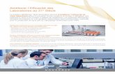 Améliorer l’Efficacité des Laboratoires au 21e Siècle · Laboratoires au 21e Siècle ... la célèbre société suisse Tecan Partnering Business, pionnière et leader sur le