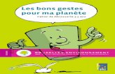 Les bons gestes pour ma planète - Leefmilieu Brussel …document.environnement.brussels/.../Carnet_decouverte_BG_FR.pdf · On quitte la magie pour entrer dans le vif du sujet: nos
