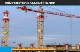 CONSTRUCTION & MAINTENANCE - news.abidjan.net · - l’étude d’impact environnemental au besoin. 10 ... 362 000 2 357 585 +1 995 585 Indice de contrôle qualité de la construction