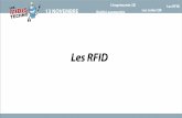 Les RFID · Avantages/Inconvénients. 1. Description L’acronyme RFID signi˜e: ... Ce sont des petits objets munis d’une puce électronique et d’une