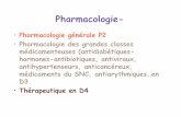 Pharmacologie-clement.ad.free.fr/fac/pharmaco/diapos.pharmaco1.recepteurs.pdf · Pharmacologie-• Pharmacologie générale P2 • Pharmacologie des grandes classes médicamenteuses