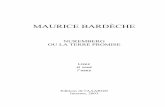 MAURICE BARDÈCHE - childrenofyhwh.comchildrenofyhwh.com/multimedia/video/bibliotheque/bibliotheque... · Ce livre de Maurice Bardèche, intitulé Nuremberg ou la terre promise, ...