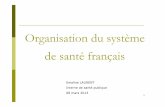 Organisation du système de santé français · 3/ L’offre de soins: ... Planification, organisation sanitaire, régulation, contrôle 4. Qualité, ... l’état sanitaire de la