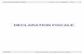 DECLARATION FISCALE - Accueil · La charte du contribuable : des relations entre l'administration fiscale et le contribuable basées sur les principes de simplicité, de respect et