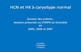HCN à caryotype normal - cpdpn.chu-grenoble.fr · > Au total, 5 cardiopathies (+ 2CIV de résolution spontanée gpe nces vivantes) / ... images échogènes intrahépatiques diffuses.