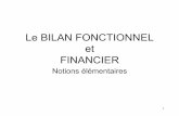 Le BILAN FONCTIONNEL et FINANCIER - mca.mamca.ma/medias/Bilan Fonctionnel et Financier.pdf · Bilan Comptable et Fonctionnel Le bilan comptable est une photographie de la ... Exemple