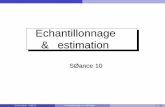 Echantillonnage & estimationleurent.perso.math.cnrs.fr/stats_ps1//transparents... · 2018-04-03 · S.Herrmann (UBFC) Echantillonnage et estimation 14 / 16. 1 OnévalueleniveaudestressX