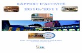 RAPPORT D’ACTIVITÉ - vichy-universite.com 2010-2011.pdf · Rapport d’activité 2010/2011 4/48 Comité de gestion Séance du 25 janvier 2011 Approbation du rapport d’activité