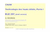 ELE 207, (draft version) D. ROVIRAS …easytp.cnam.fr/roviras/roviras_enseigne/ELE207_v20.pdf · 11 Canaux radio-mobiles, performance et notion de diversité 2h00 DR TD n°3 10 Performance