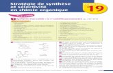 Stratégie de synthèse Chapitre et sélectivité en chimie ...physiquechimiecollin.e-monsite.com/medias/files/chap.19.-livre-.pdf · 2 Synthèse d’un liquide : l’acétate d’isoamyle