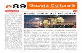 e89 Gazeta Culturală - A.S.Fe.R. · un’altra, ma si è impo- ... impara l’inglese risparmiando - Think ‘n’ Speak English - ... I corsi iniziano ogni inizio mese.